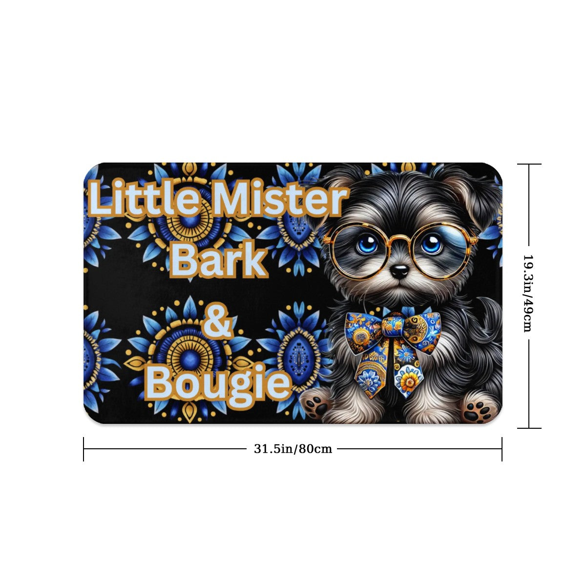 Little Mister Bark & Bougie Dog Food Mat