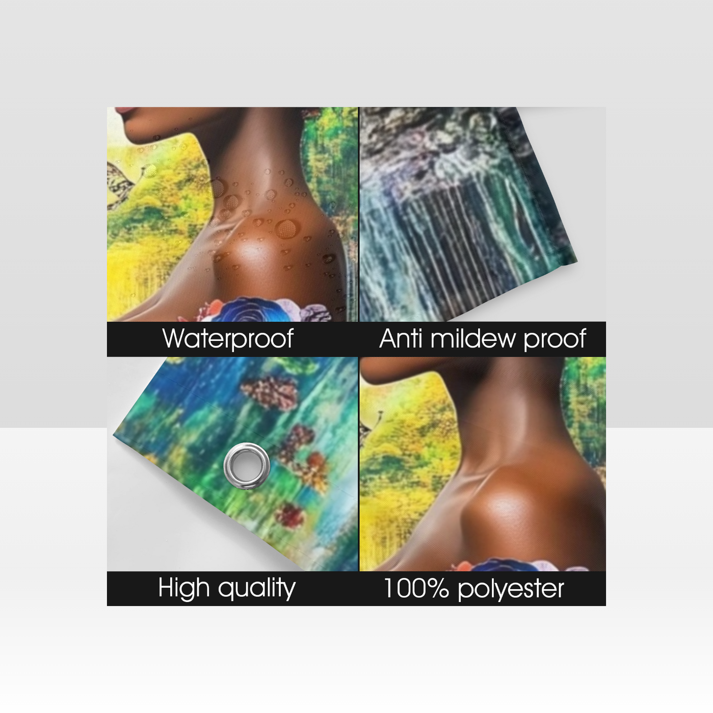Garden of Grace Shower Curtain 72"x72"