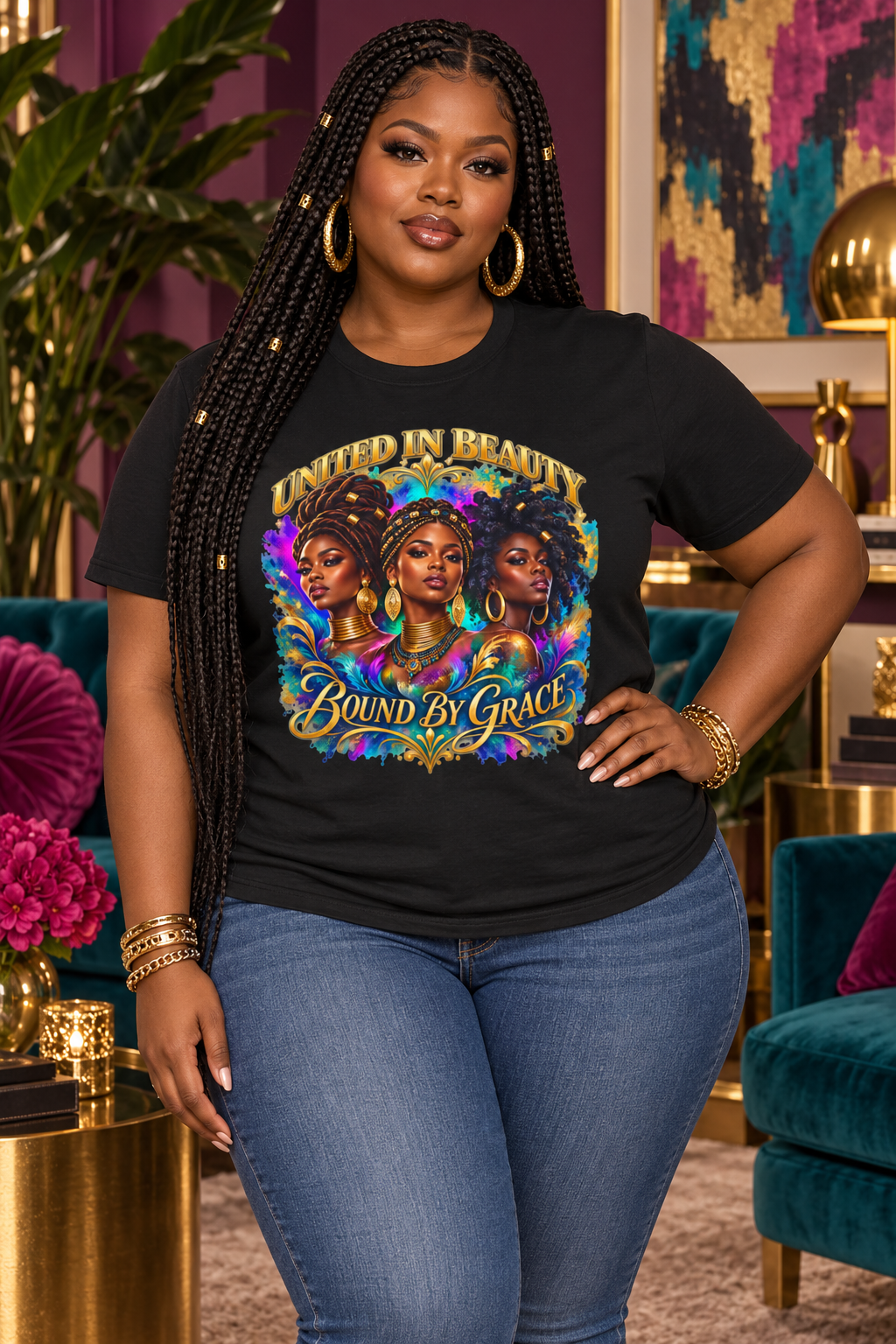 United in Beauty, Bound by Grace Graphic Tee