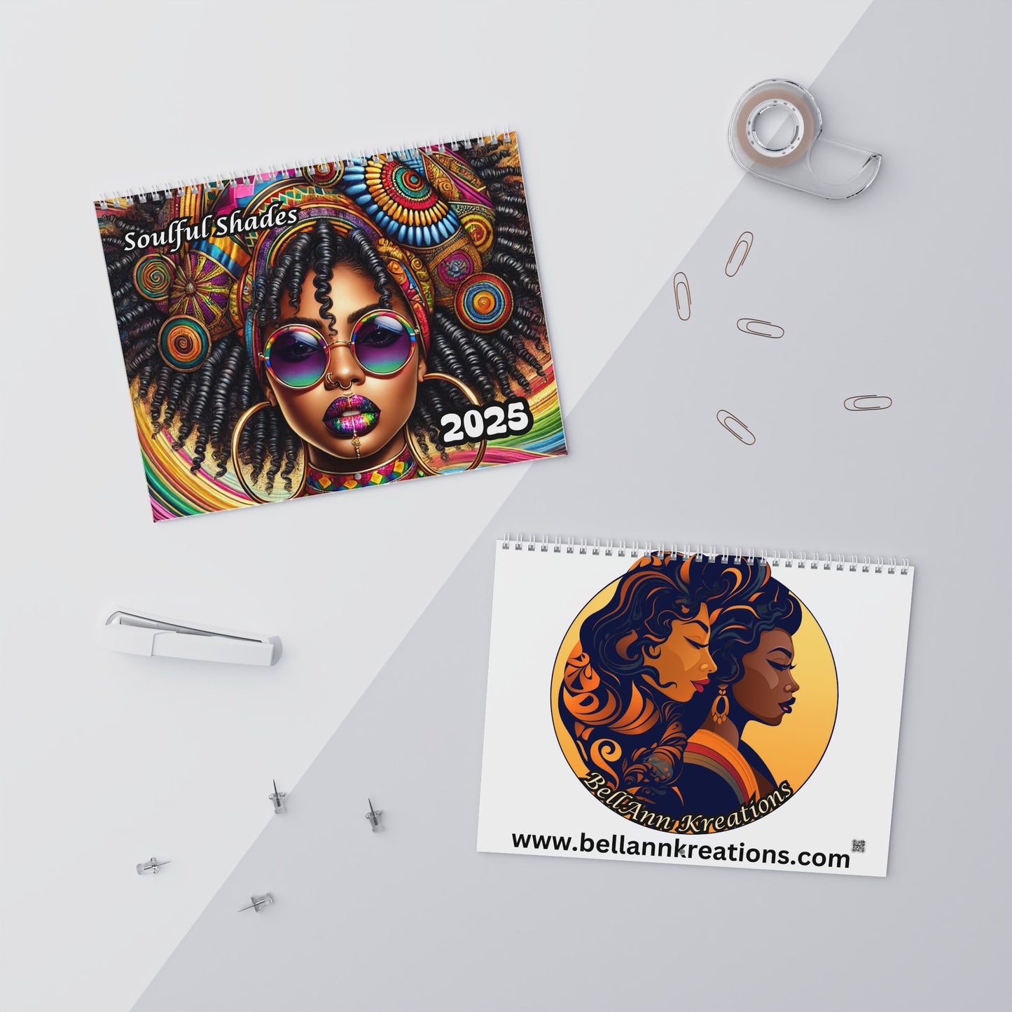 Empowering Art Wall Calendar 2025 - Monthly Inspirational Designs