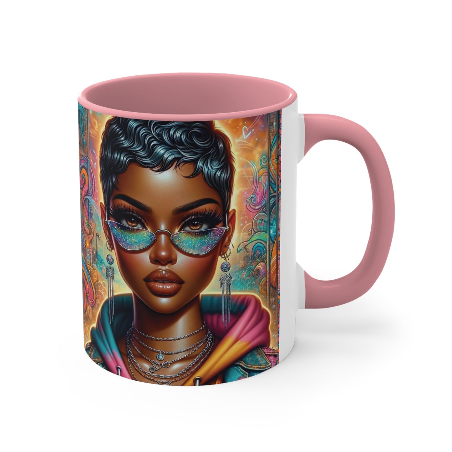 "Glow" Accent Coffee Mug, 11oz