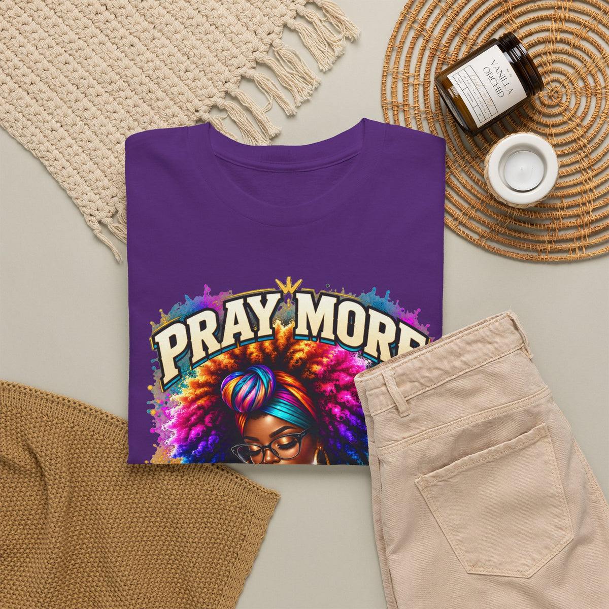 Pray More, Say Less Graphic Tee