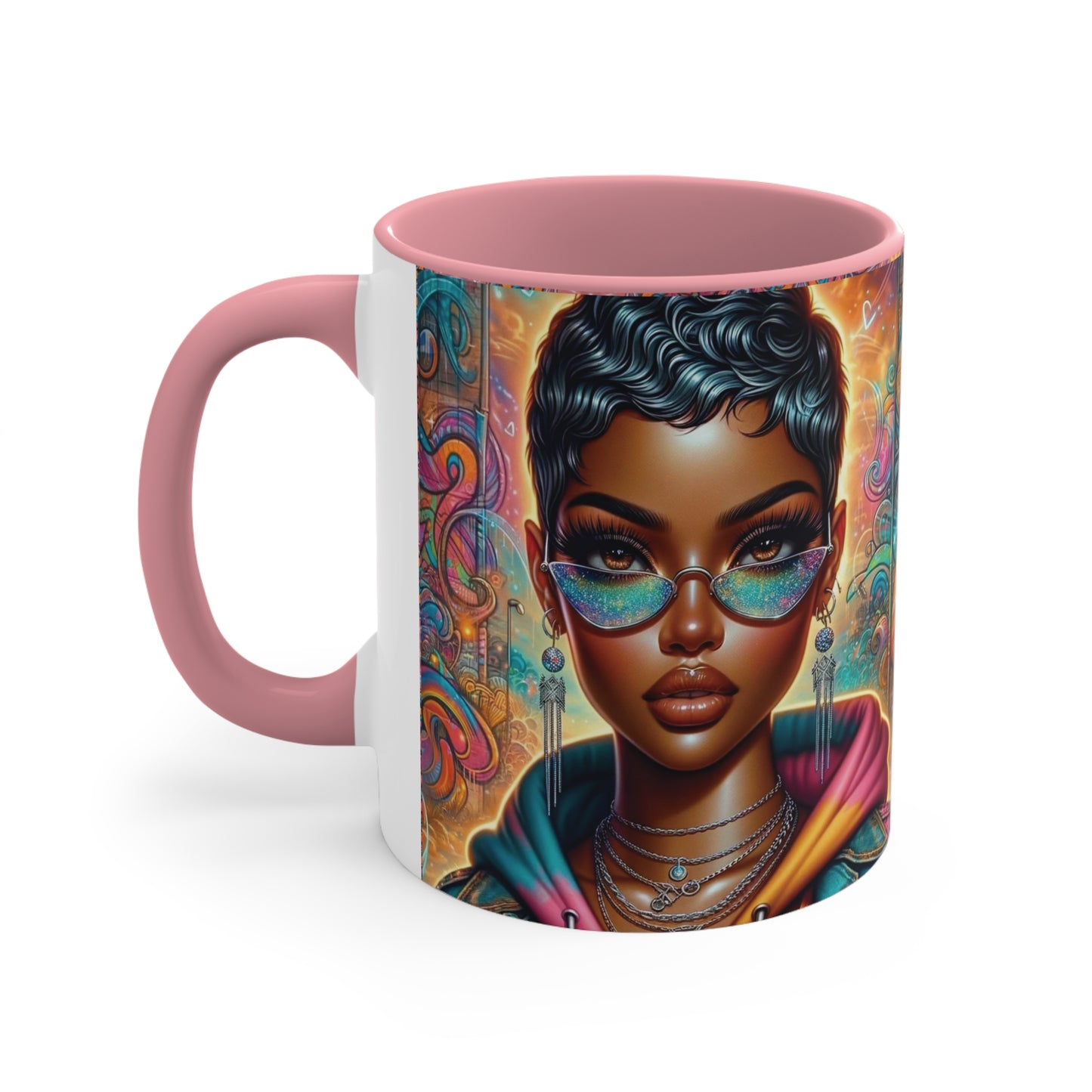 "Glow" Accent Coffee Mug, 11oz