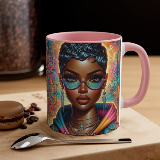 "Glow" Accent Coffee Mug, 11oz