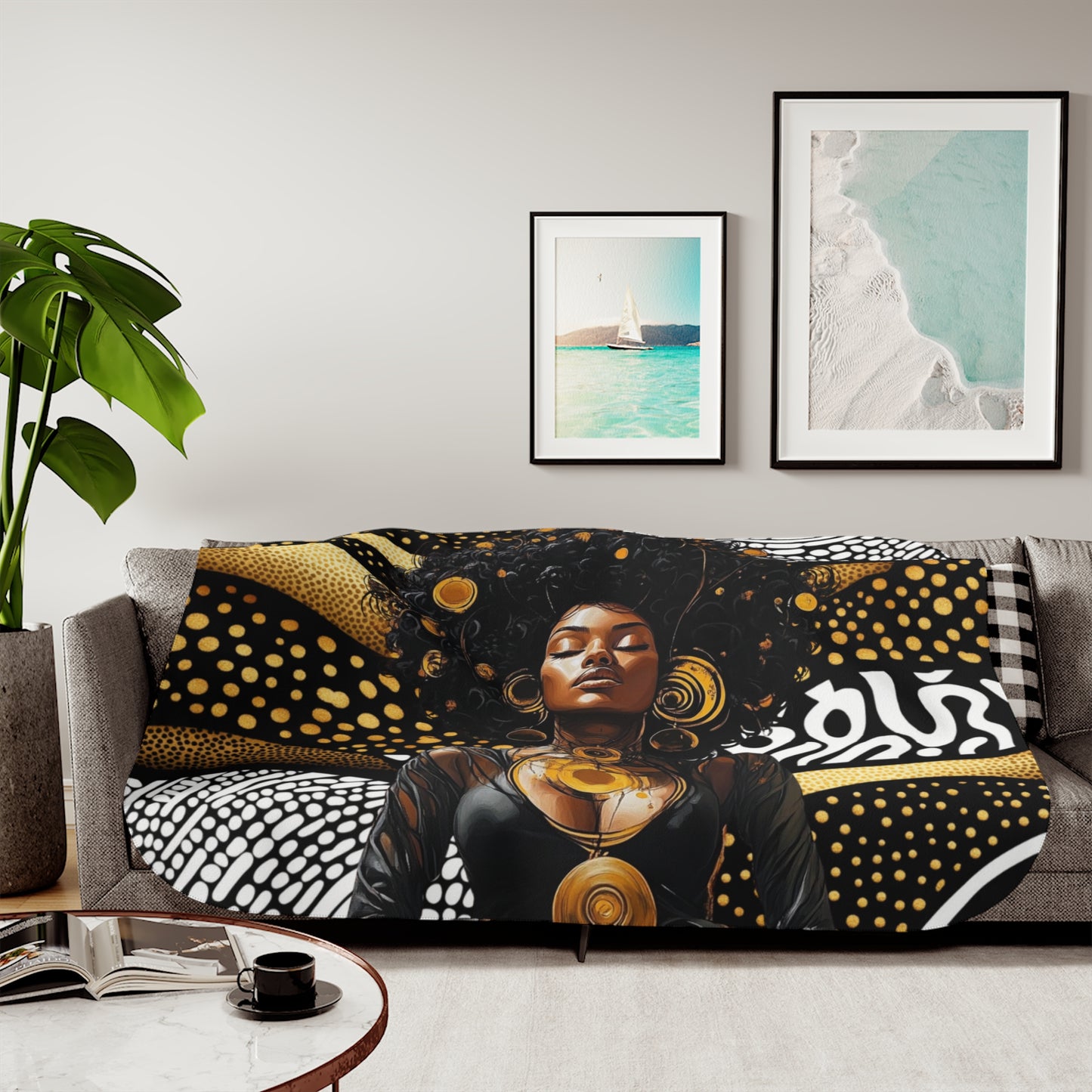 Black Essence Cozy Serpa Blanket