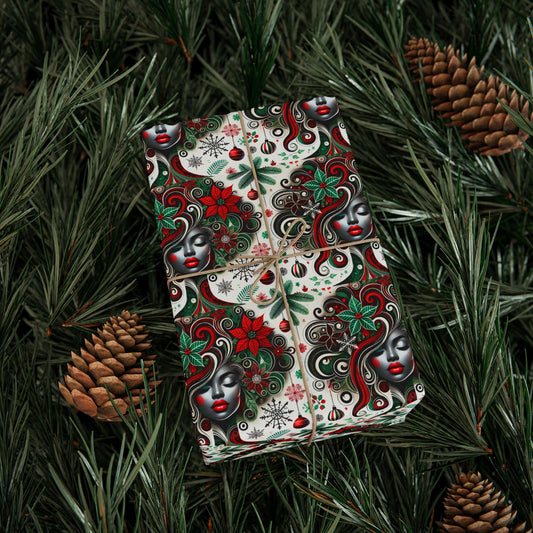 Enchanted Festive Beauty Holiday Wrapping Paper