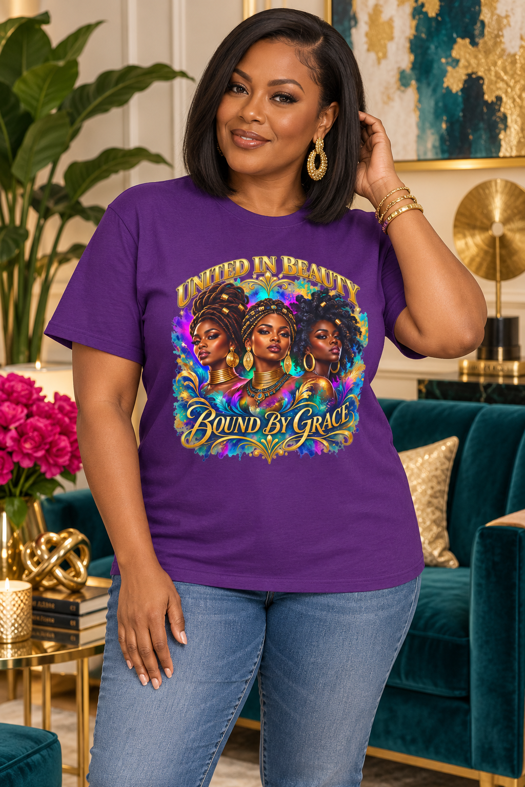 United in Beauty, Bound by Grace Graphic Tee