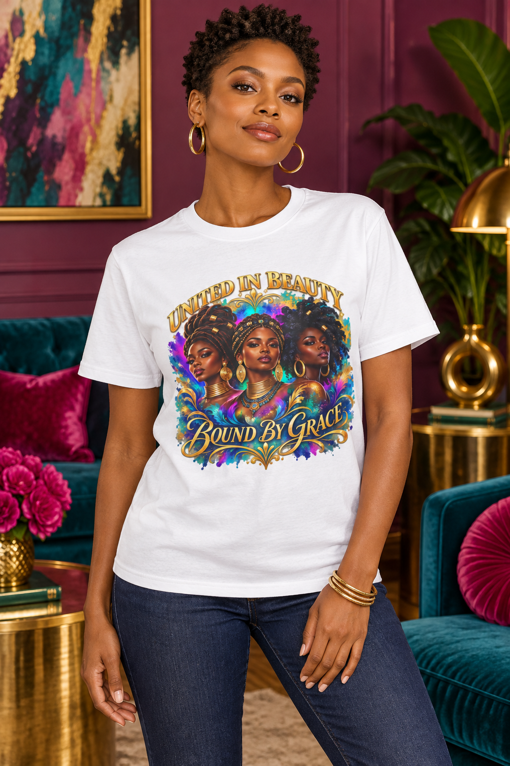 United in Beauty, Bound by Grace Graphic Tee