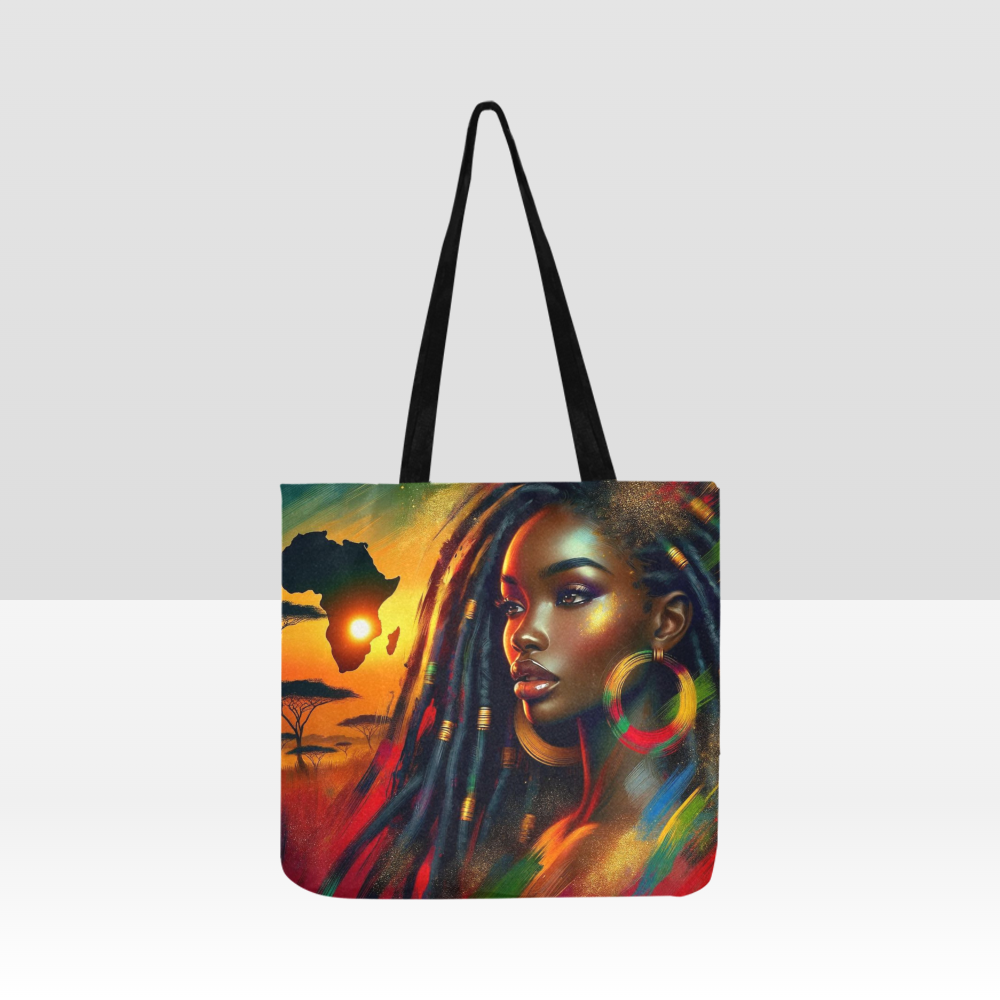 "African Sunset" Reusable Shopper Bag