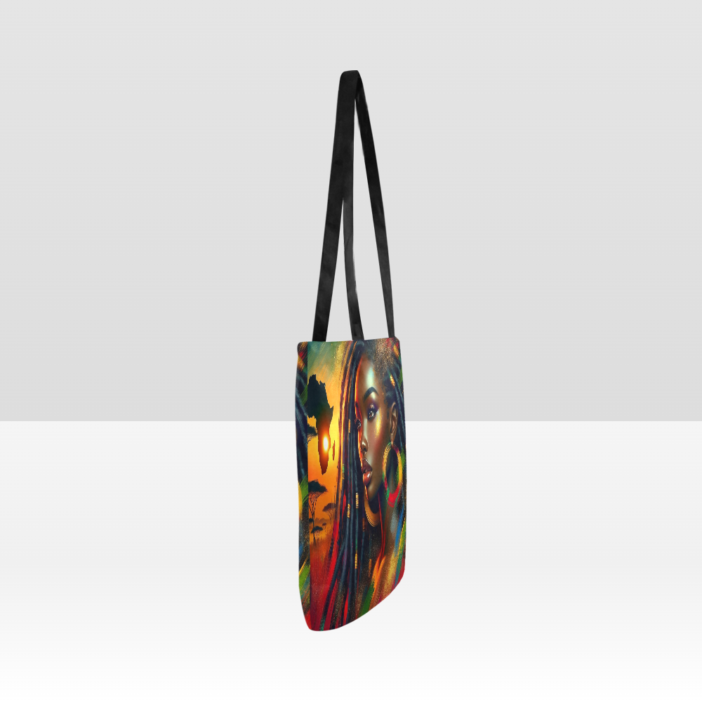 "African Sunset" Reusable Shopper Bag