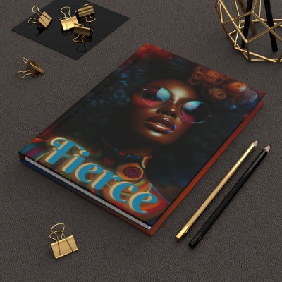 "Fierce" Hardcover Journal Matte