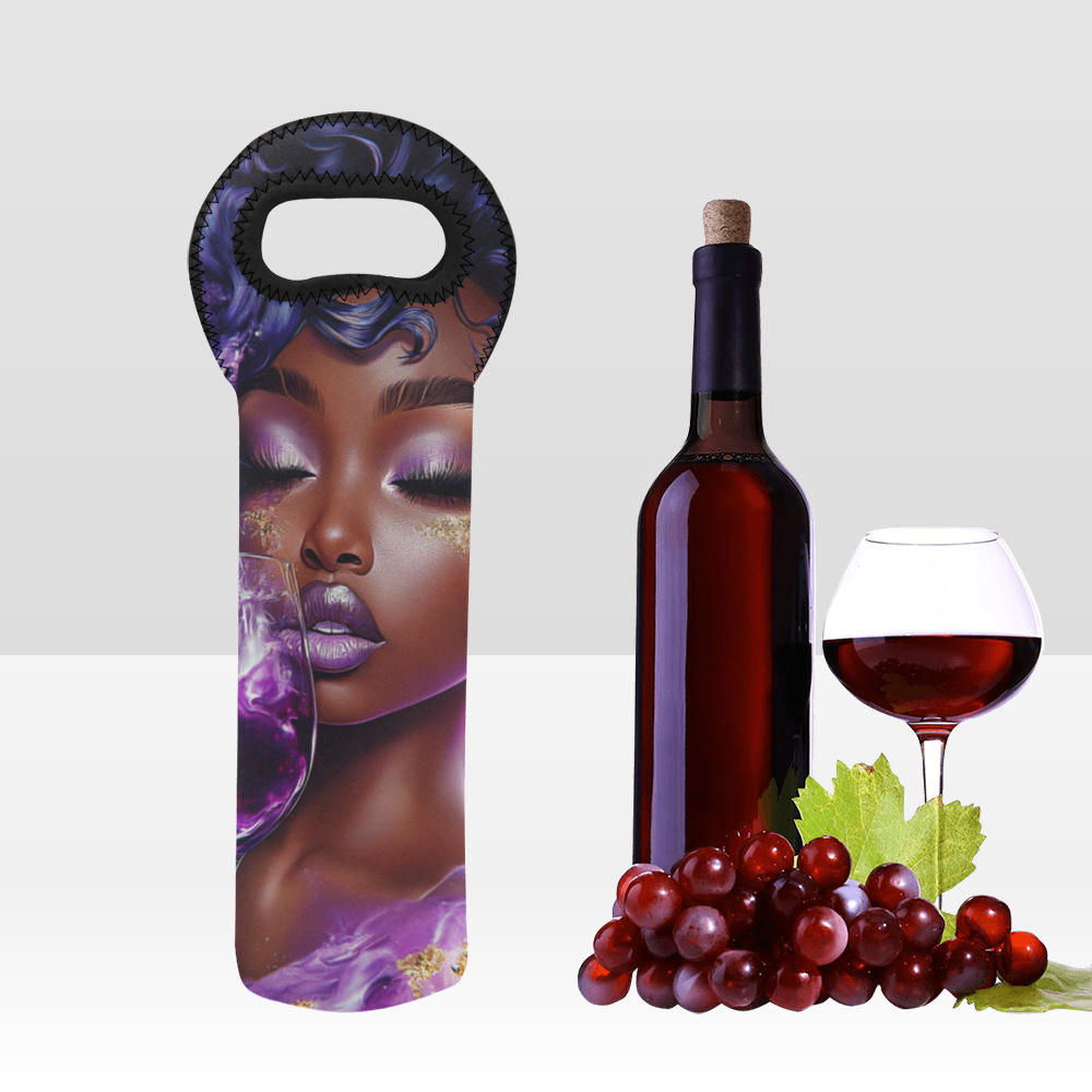 The "Lavish Sip" Neoprene Wine Bag