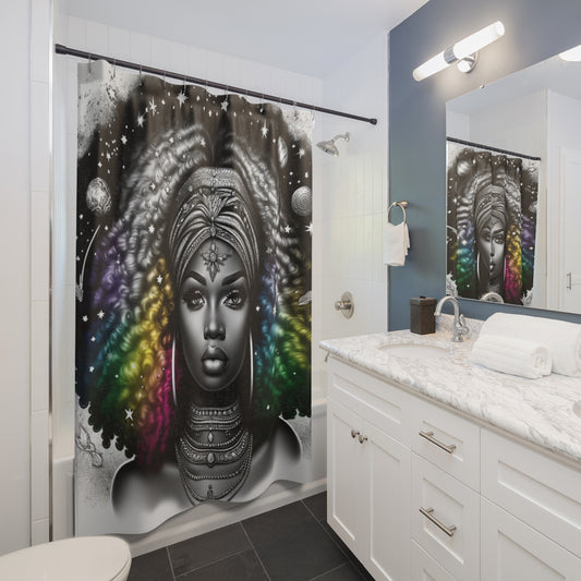 Cosmic Beauty Shower Curtain 72"x72"