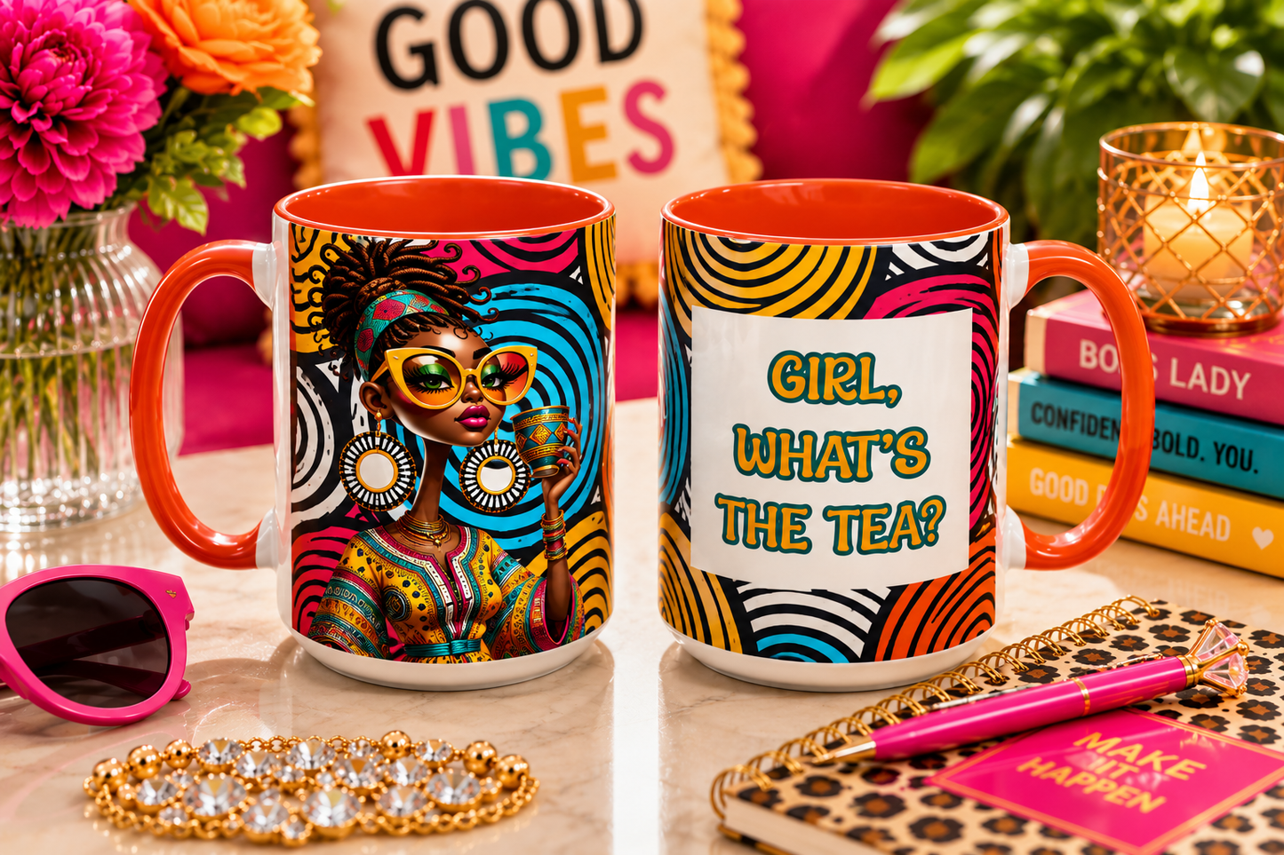 Girl, What's the Tea Sassy Sips 15oz Mug