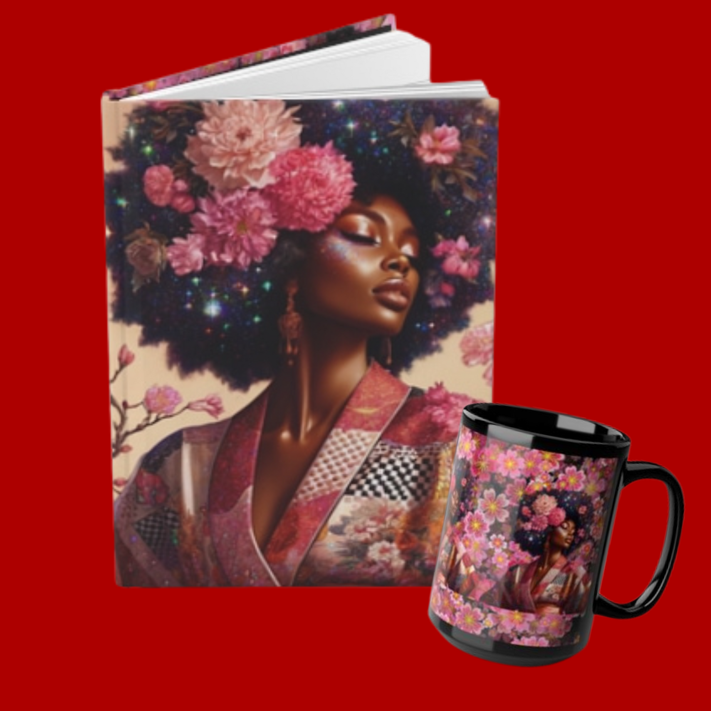 "Celestial Reflections" 15oz Mug & Journal Bundle