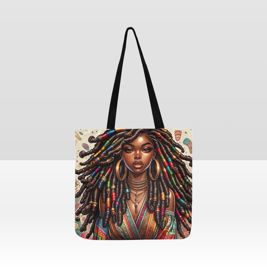 "Loc'd In Beauty" Reusable Shopper Bag