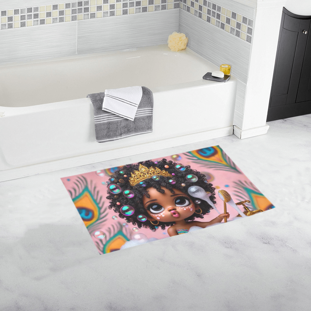 "Little Princess Bathtime" Bath Rug 16"x28"