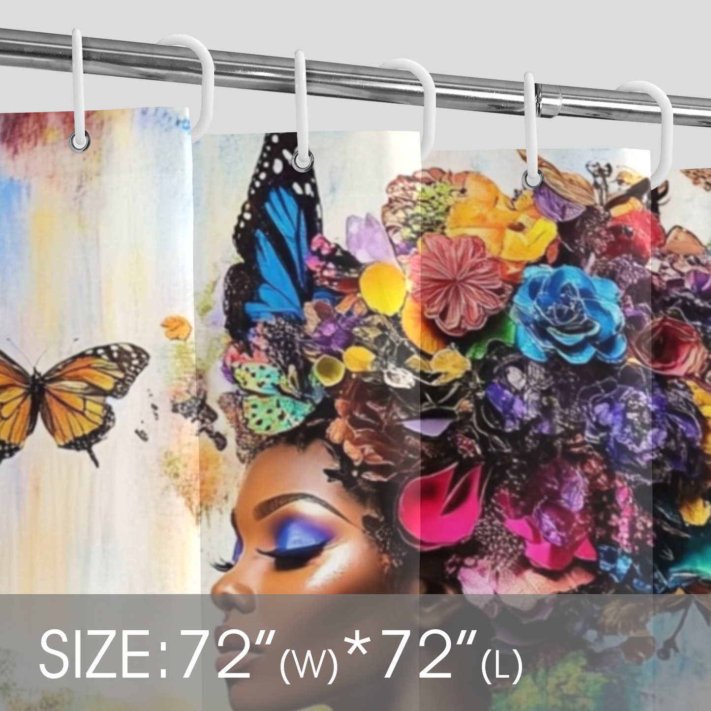 Garden of Grace Shower Curtain 72"x72"